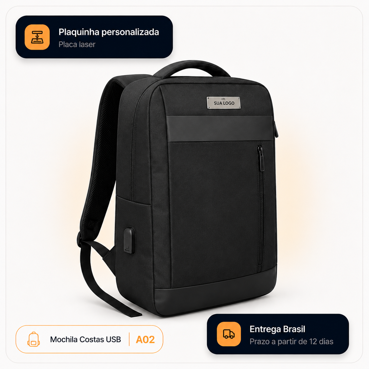 Mochila Costas USB